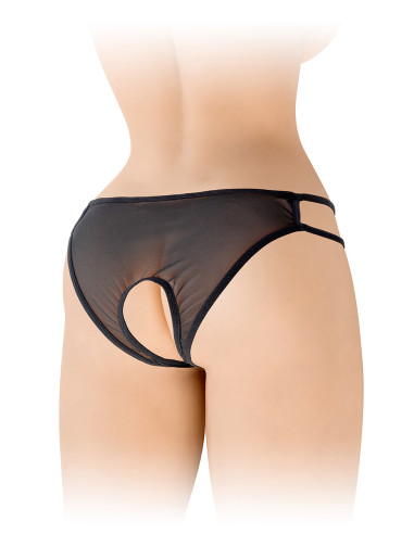 Culotte ouverte Ophelia - noir