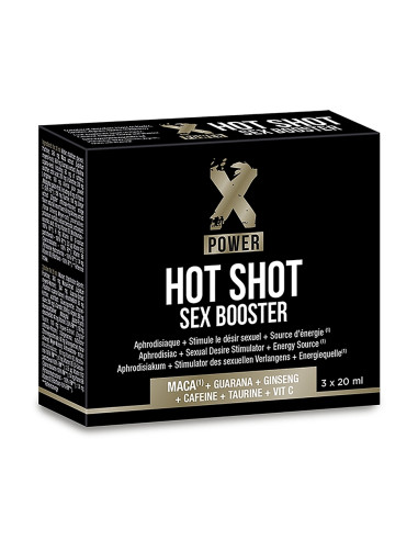 Hot Shot Sex Booster (3 x 20 ml) - XPOWER