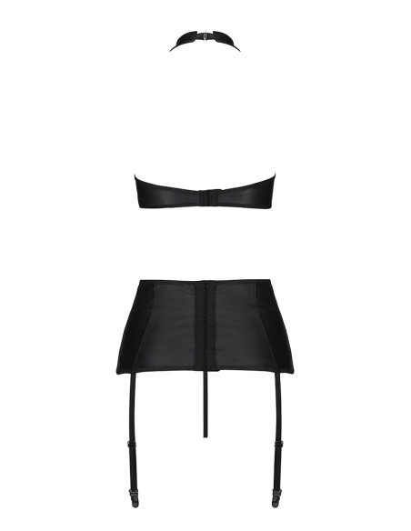 Ensemble sexy faux cuir Nancy - Passion
