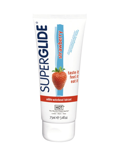 Lubrifiant Comestible SuperGlide fraise - HOT