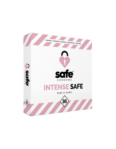 36 préservatifs Safe Intense